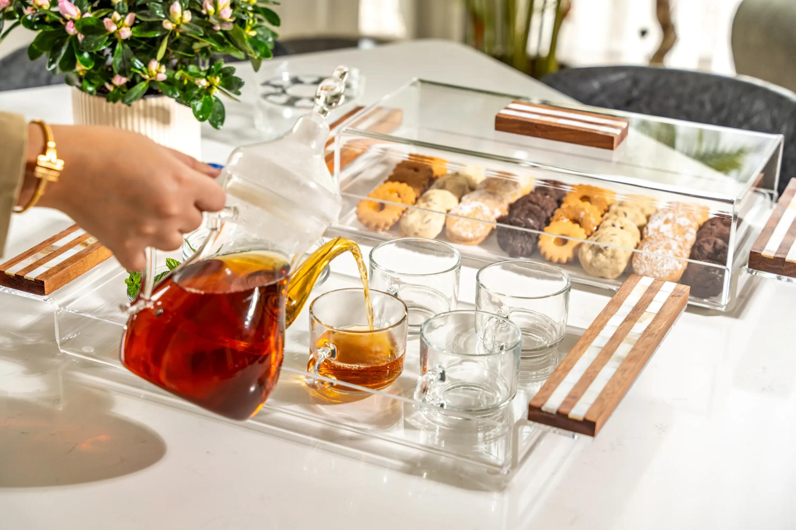 Wooden Handles Sweet Tray 1