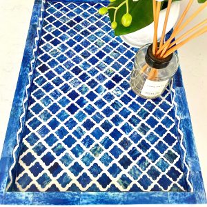 Blue Bone Tray