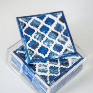 Natural bone coasters